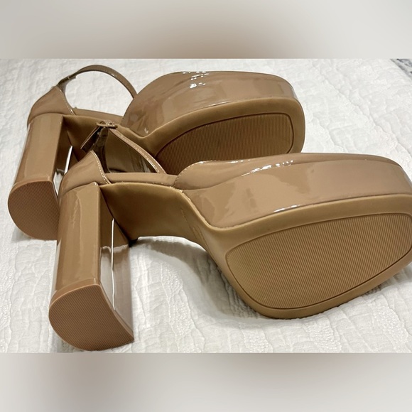 NEW STEVE MADDEN- Madden Girl Platform Pump in Dark Nude - Picture 4 of 13